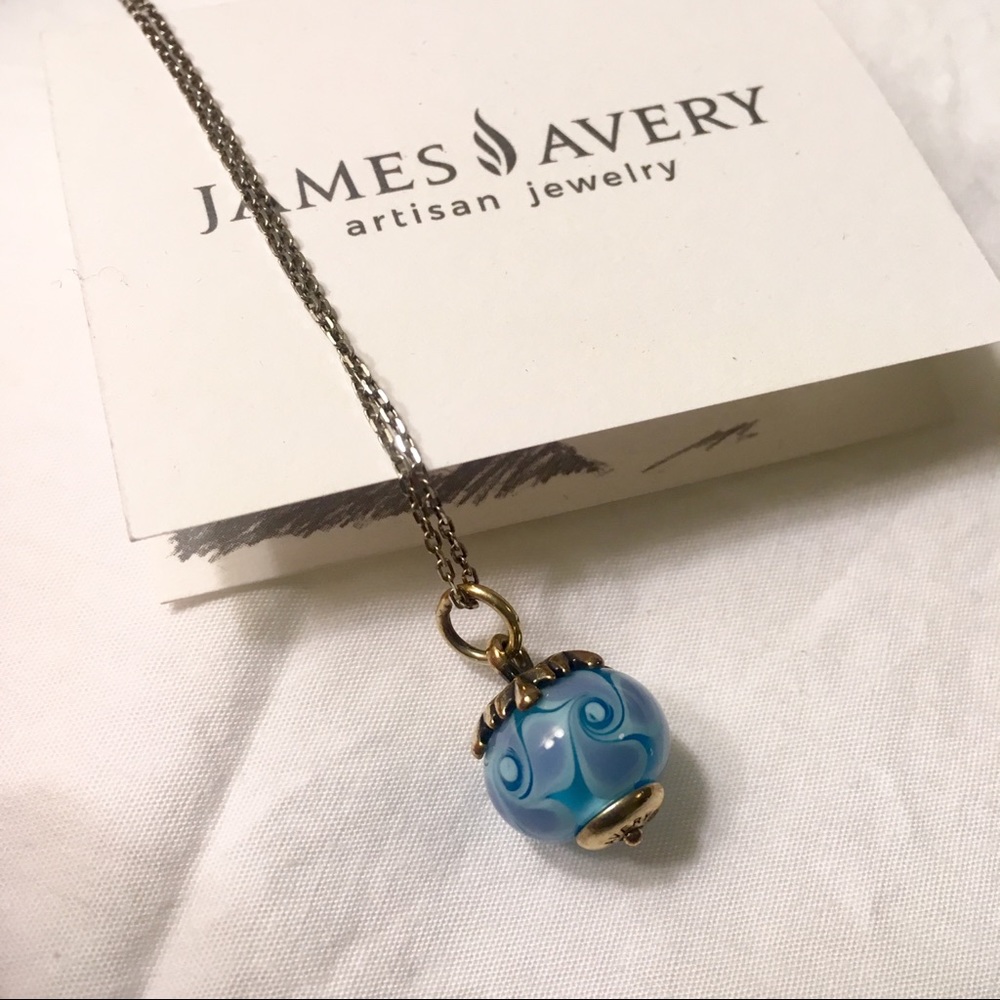 James Avery Silver Christmas Ornament Necklace